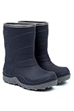 Mikk-line Schneestiefel Kinder 23 Blue Nights | Gefütterte Gummistiefel Kinder | Winter Gummistiefel Kinder Gefüttert | Warm Thermo Gummistiefel Kinder