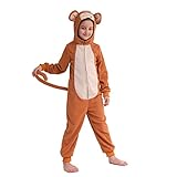 Sincere Party Gepard Onesie, Affe Onesie, Kuh Onesie Fleece Tier Onesie Kostüme und Spinne Oneise Kostüm für Unisex Kinder