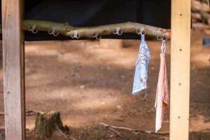 Handtuch im Waldkindergarten
